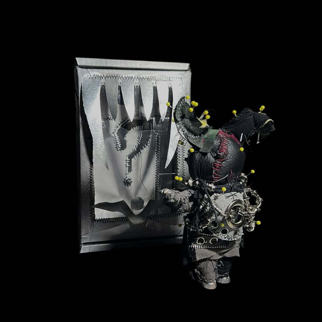 RADII highlights asian artist .XENON who created LAVOODOO series with recycled metals in response to Labubu consumerism.