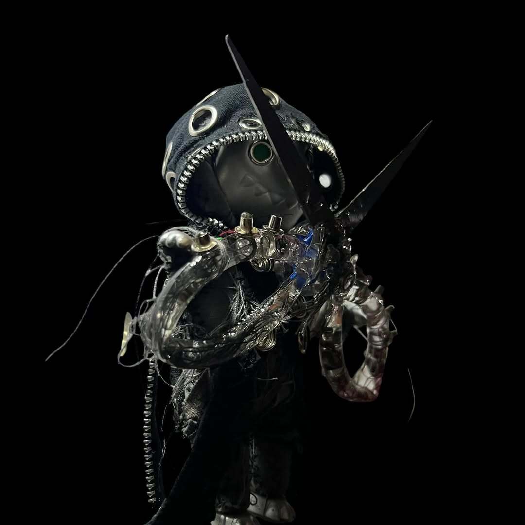 RADII highlights asian artist .XENON who created LAVOODOO series with recycled metals in response to Labubu consumerism.