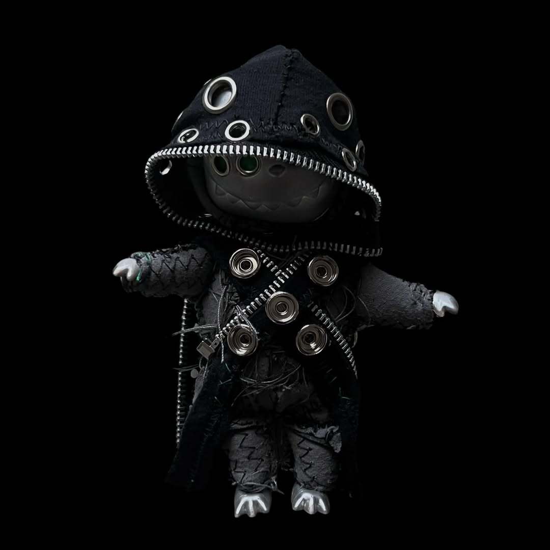 RADII highlights asian artist .XENON who created LAVOODOO series with recycled metals in response to Labubu consumerism.