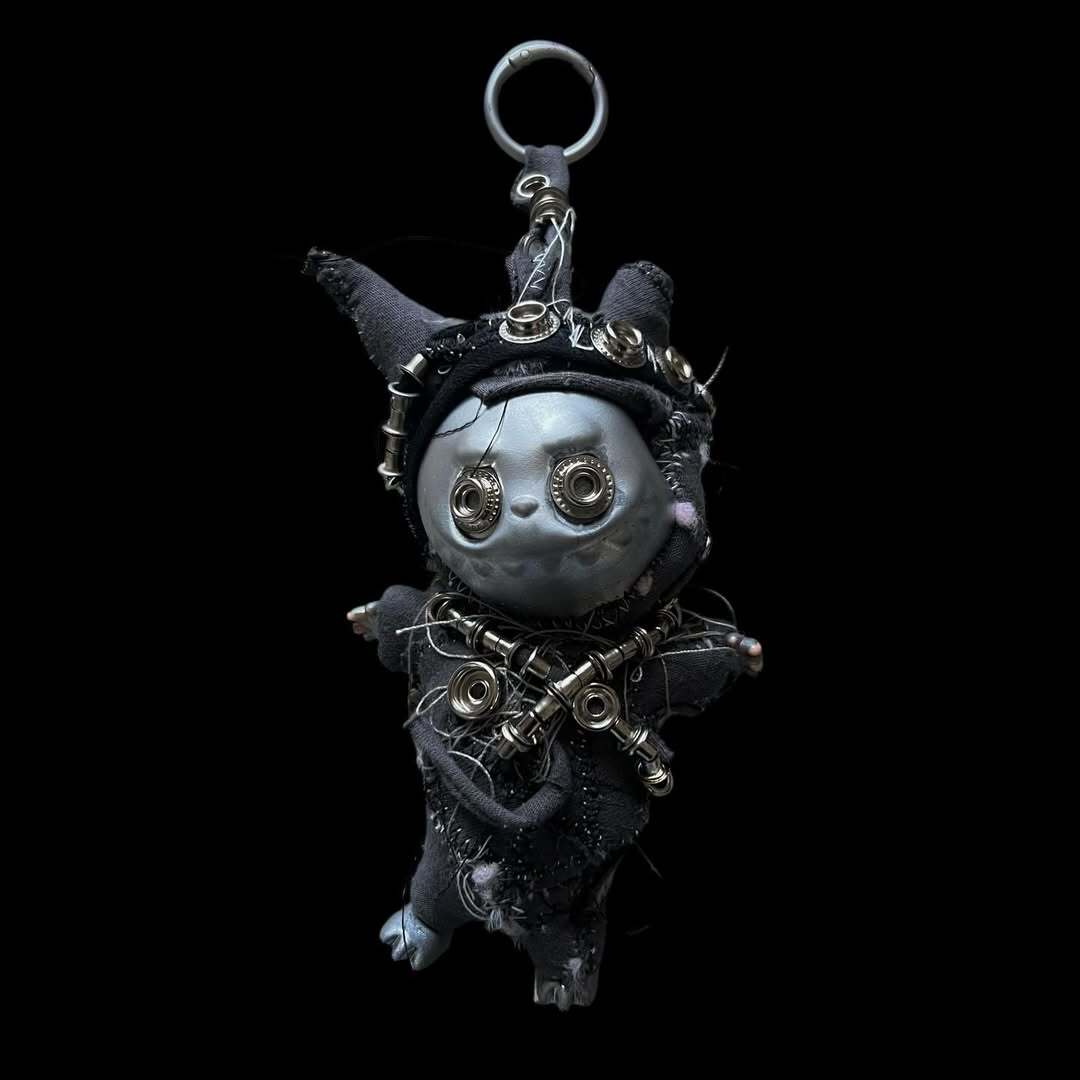 RADII highlights asian artist .XENON who created LAVOODOO series with recycled metals in response to Labubu consumerism.