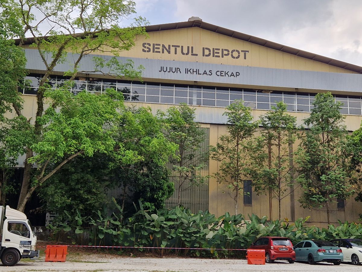 RADII showcases Sentul Depot a heritage railway station in Kuala Lumpur Malaysia that's turned into a modern cultural hub.