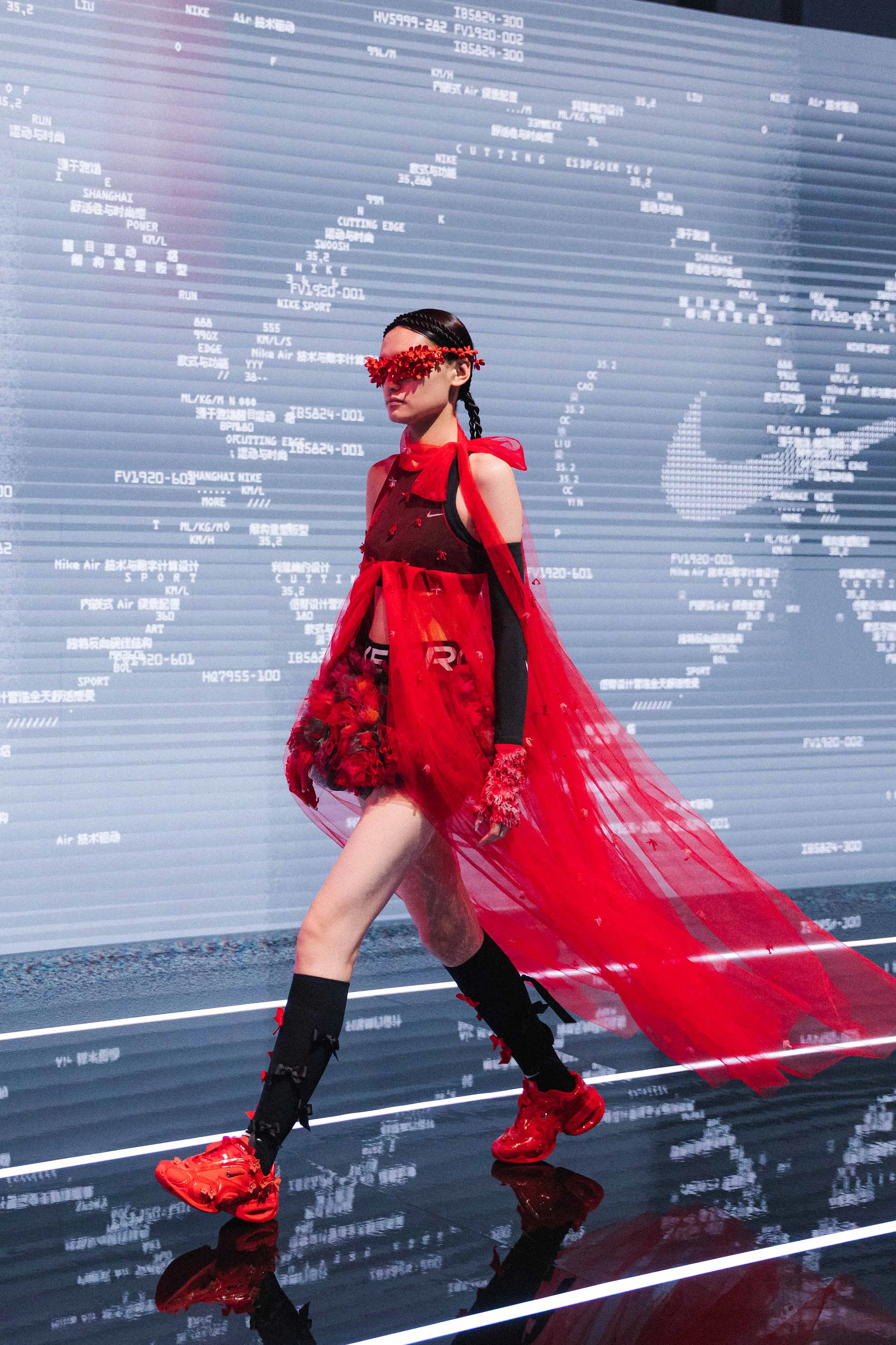 RADII highlights Susan Fang x Nike collaboration collection 'Grace in Motion" during Victory Lap in Shanghai Fashion Week 2025.