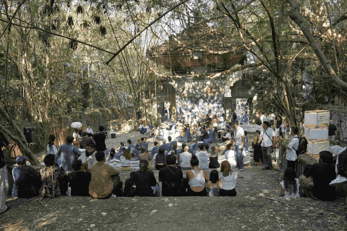 RADII explores Jia CURATED festival in abandoned theme park in Bali, Indonesia for design, crafts, and culture.