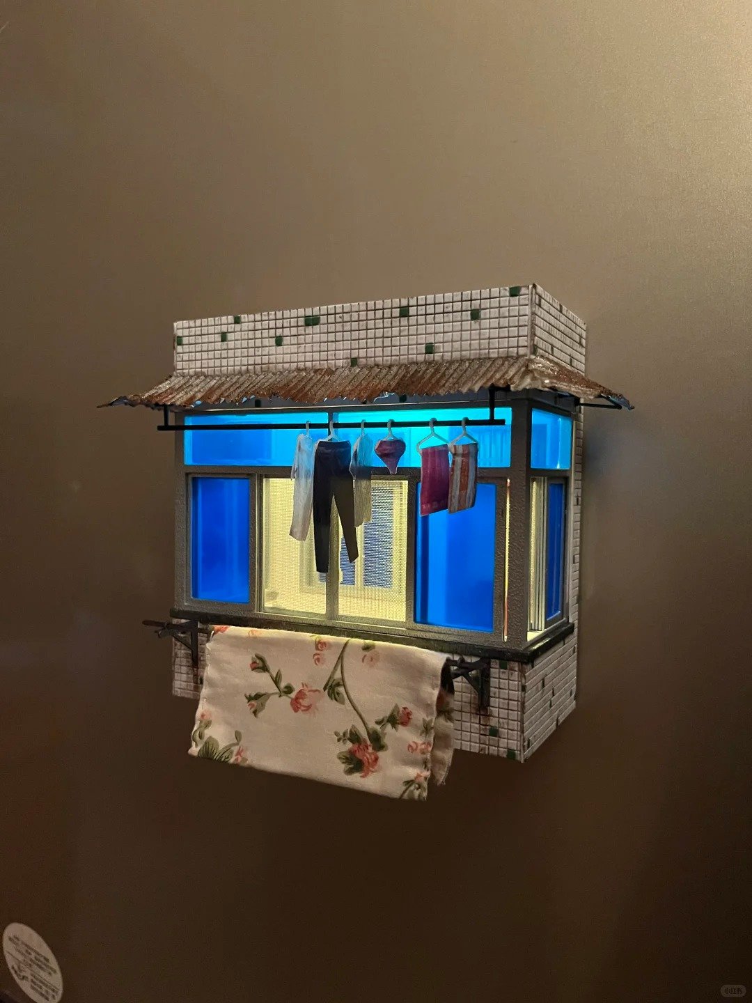 Magnets with the light on.