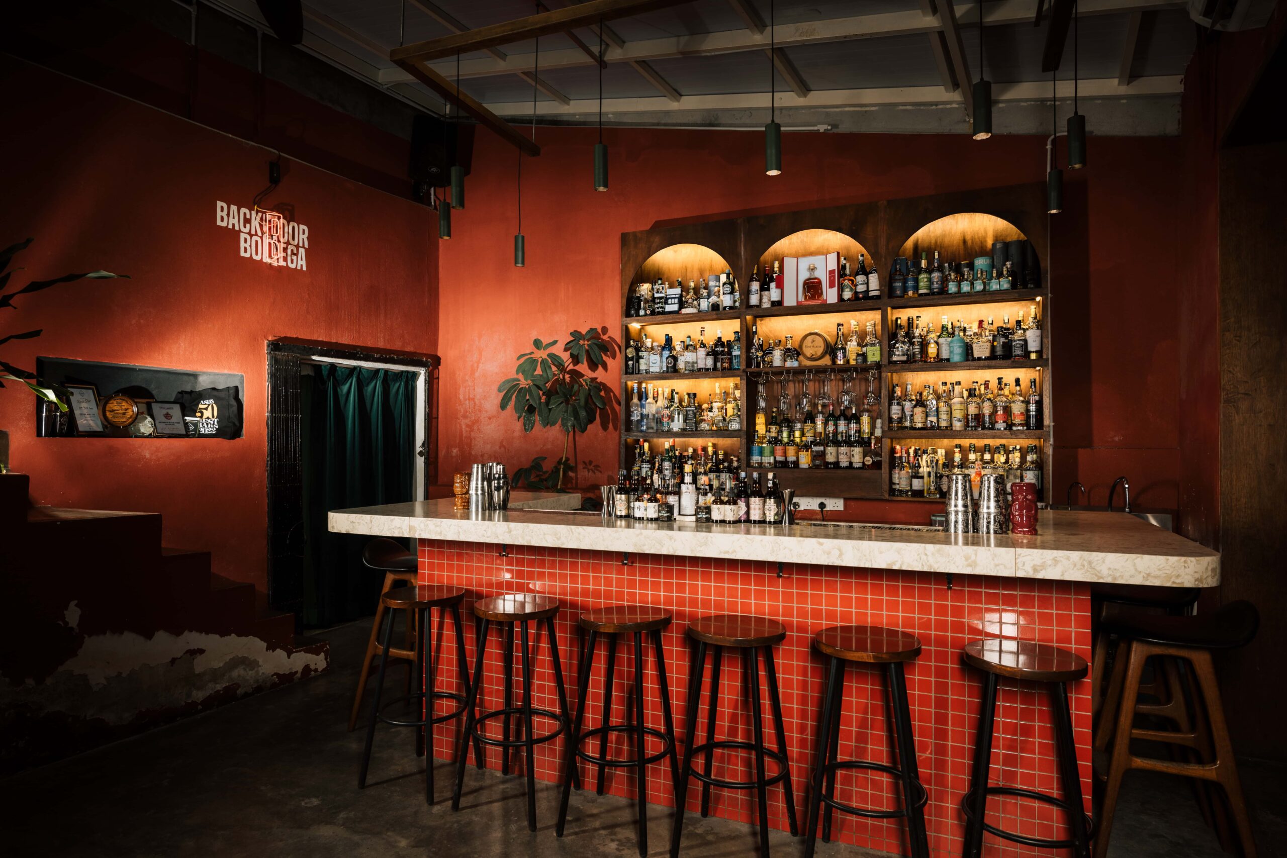 RADII highlights Backdoor Bodega, a hidden bar in Penang, Malaysia behind a streetwear shop.