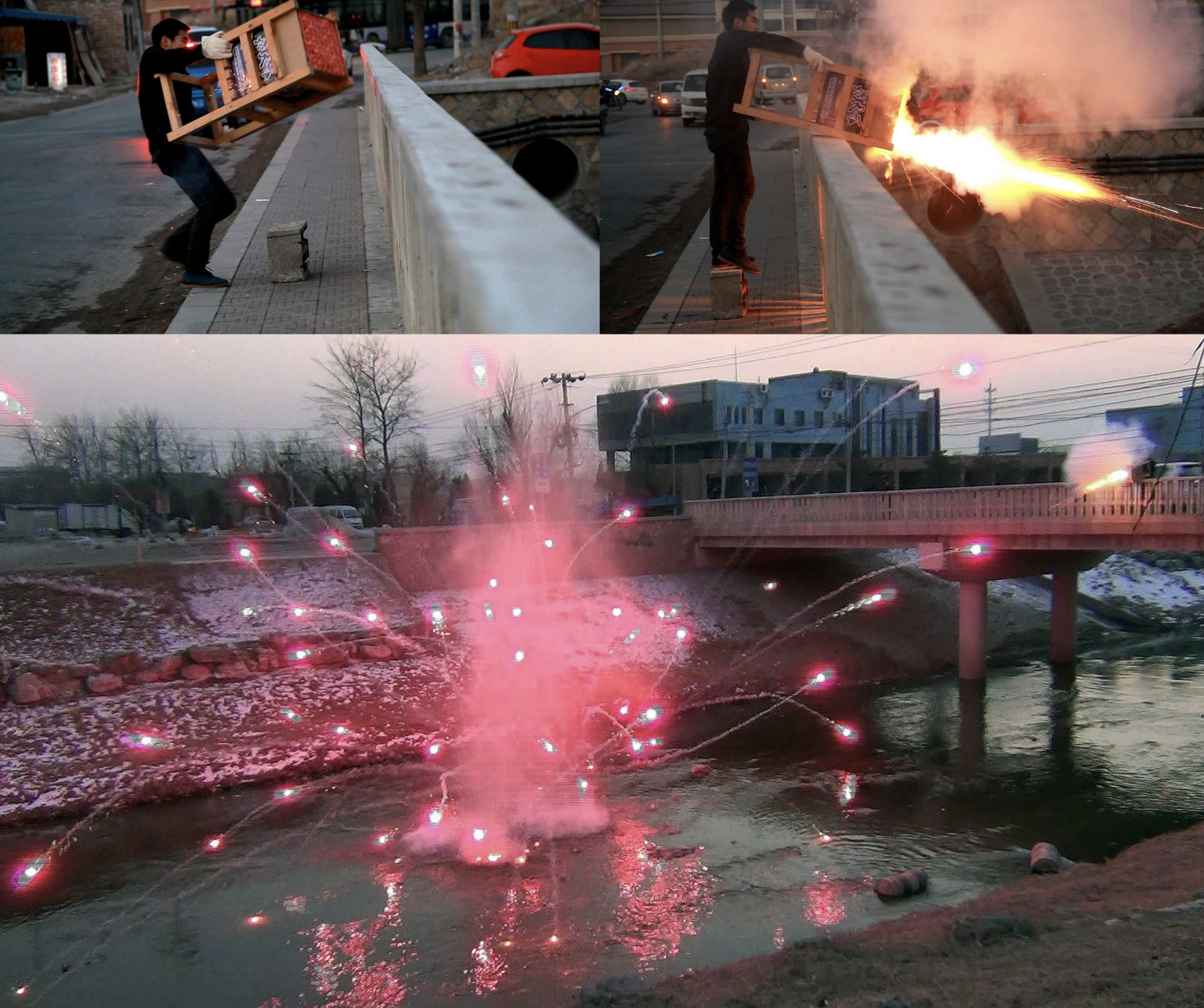 Chinese performance artist Li Binyuan, exploring absurdity and rejecting the mundane.