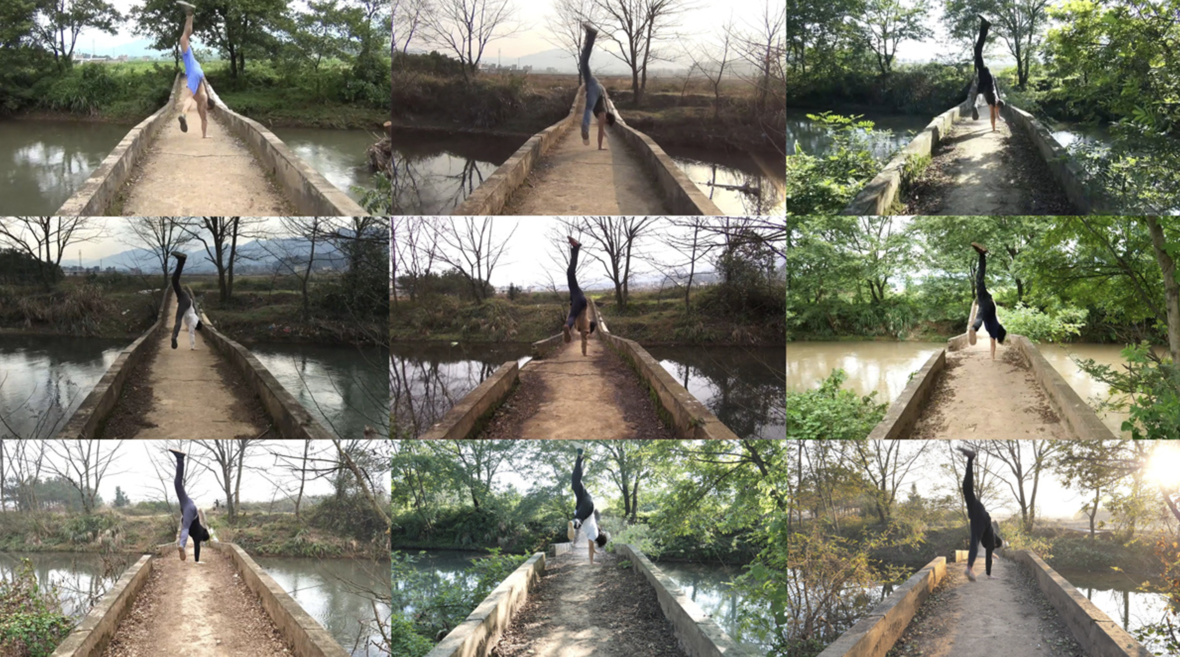 Chinese performance artist Li Binyuan, exploring absurdity and rejecting the mundane.