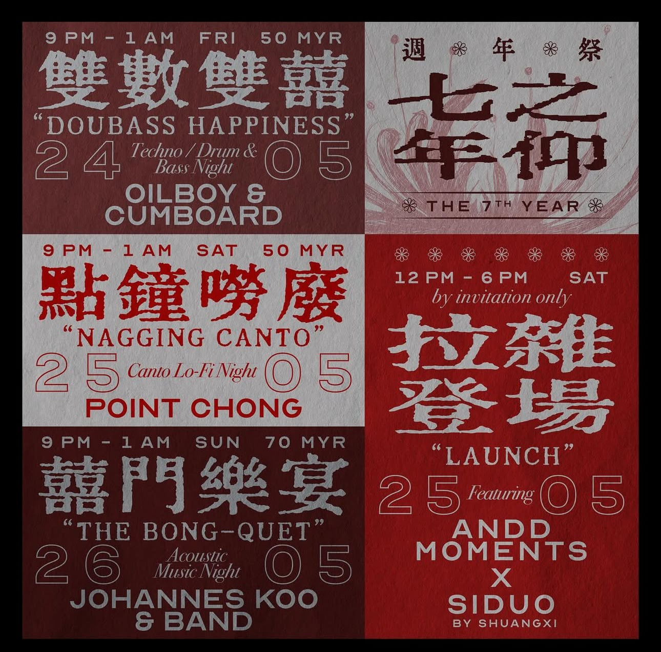 RADII highlights Shuang Xi cocktail bar in Petaling street Chinatown in Kuala Lumpur, Malaysia.