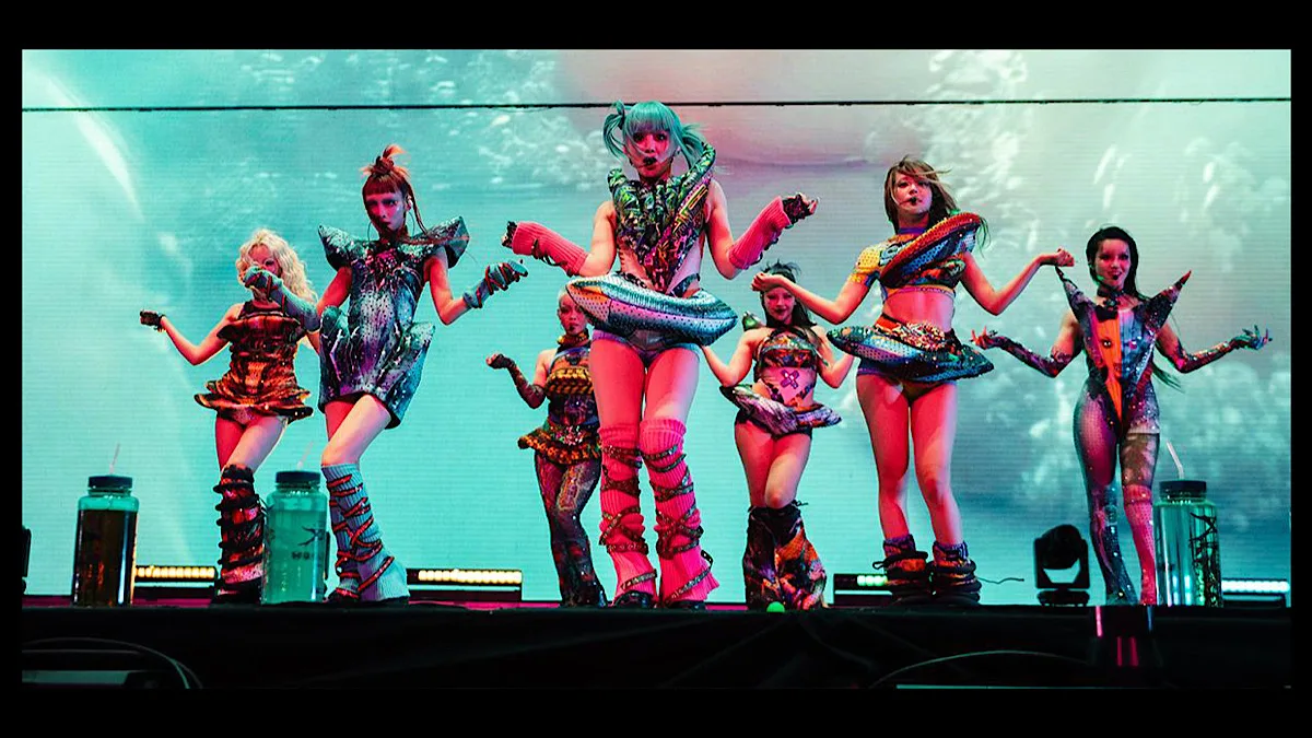 XG on their Coachella debut in April 2025. Photo via The Statesman.