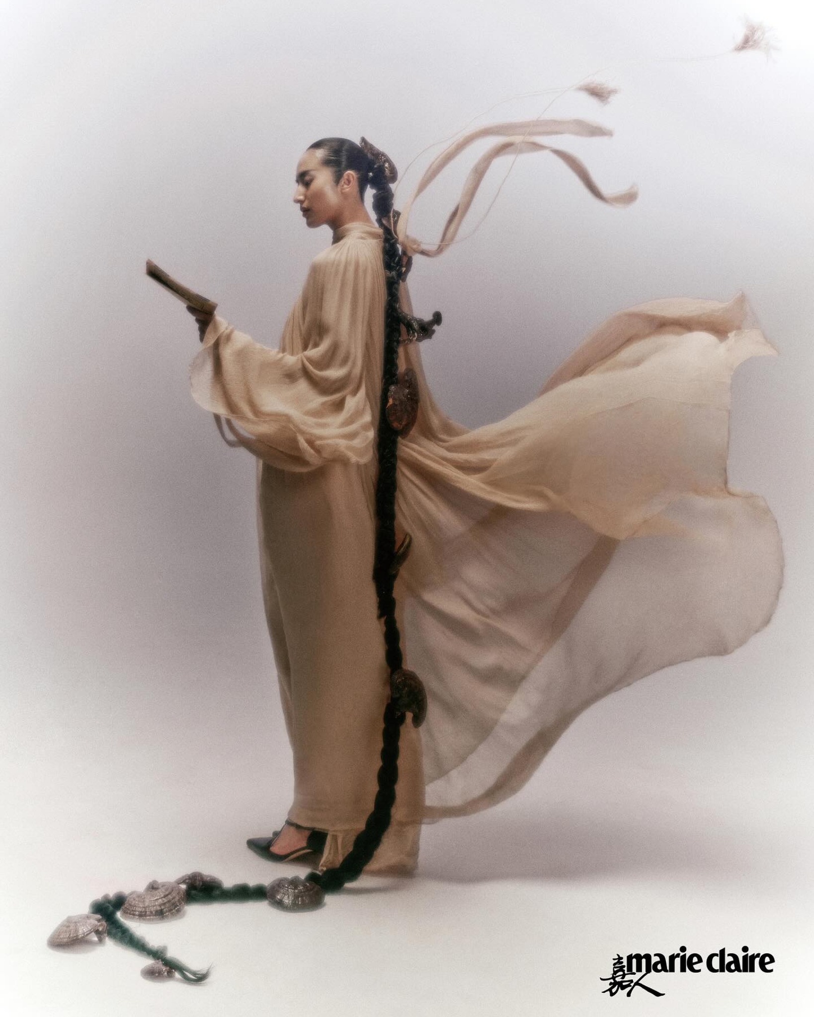 RADII highlights Marie Claire China fashion editorial for ancient Chinese female professions.