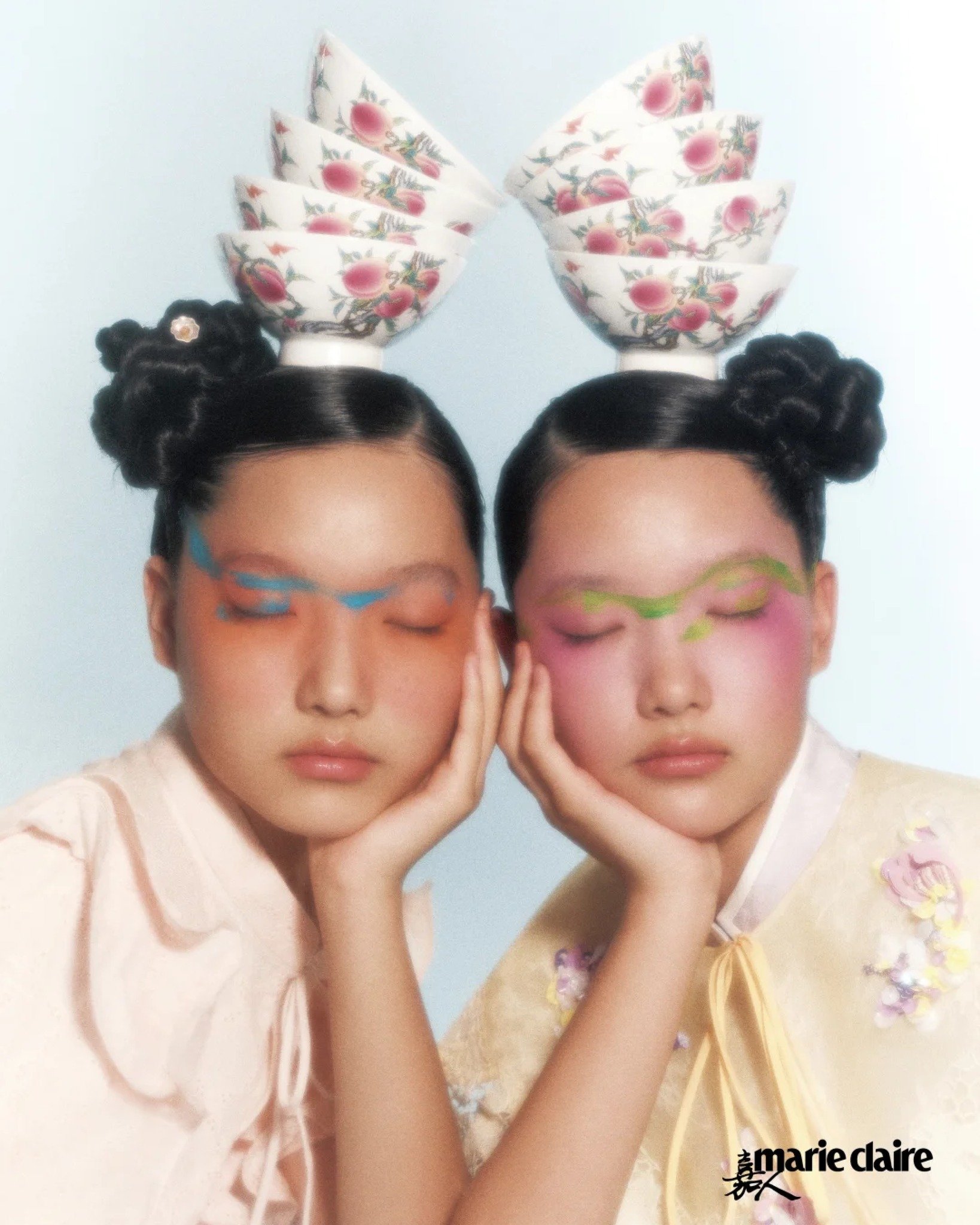 RADII highlights Marie Claire China fashion editorial for ancient Chinese female professions.