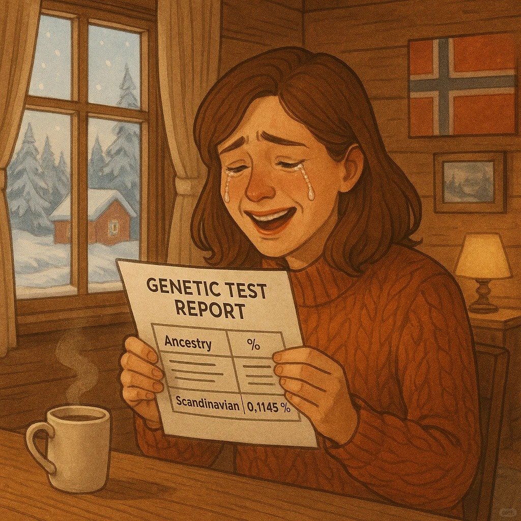 After knowing I am Northern European, I cried for the whole afternoon.