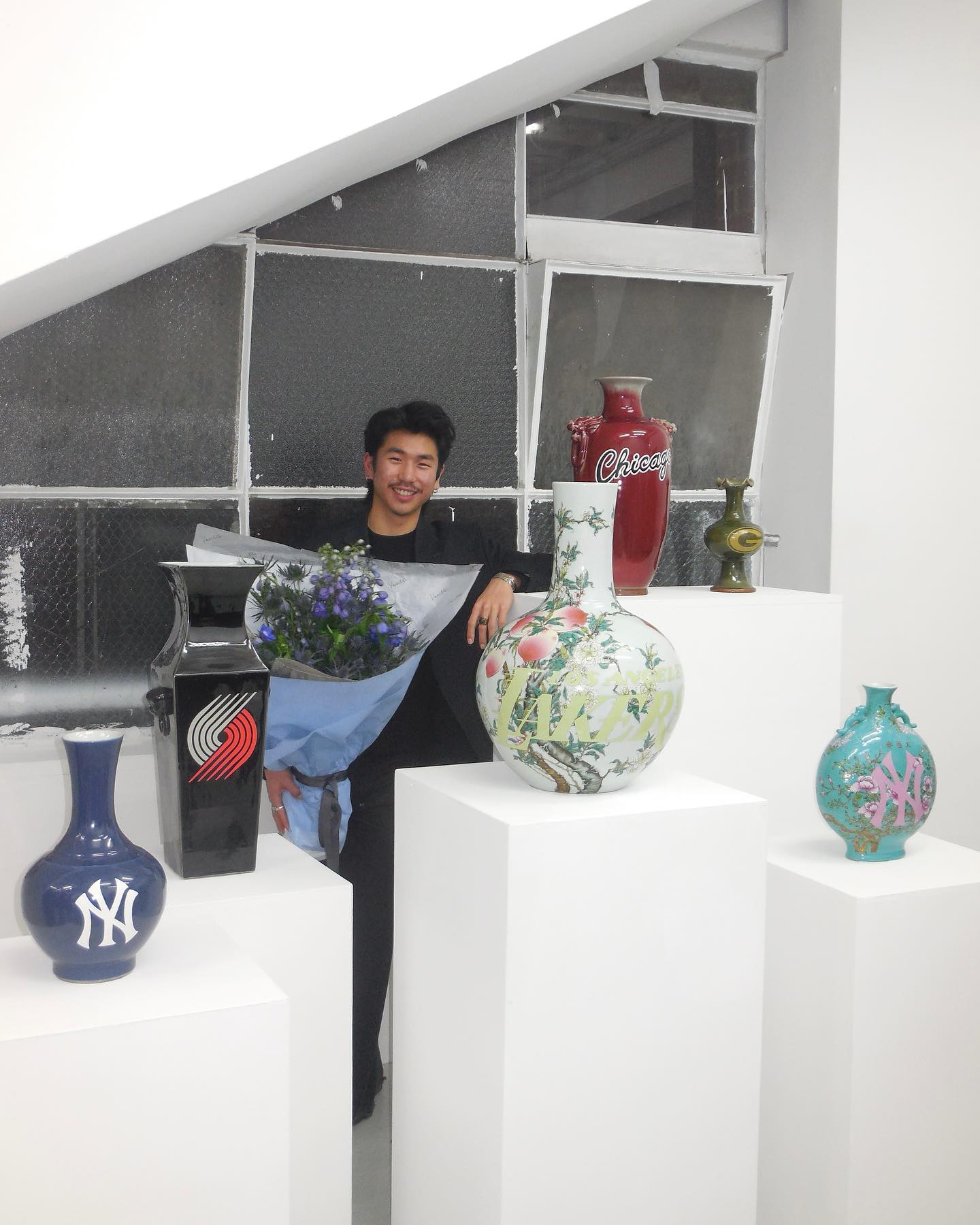 RADII talks about Australian-chinese artist Leon Zhan and his iconic sports logos meets traditional Chinese porcelain vase series.