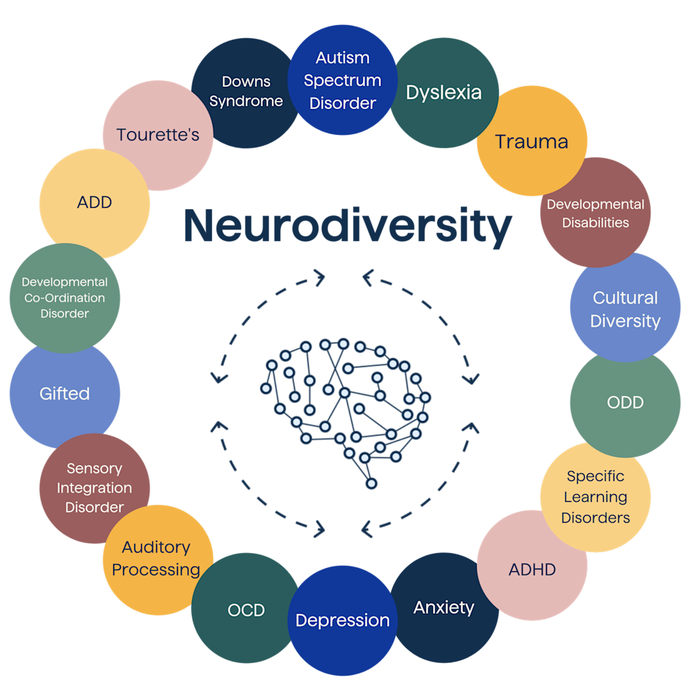 The definition of neurodiversity. Image via Cortica.