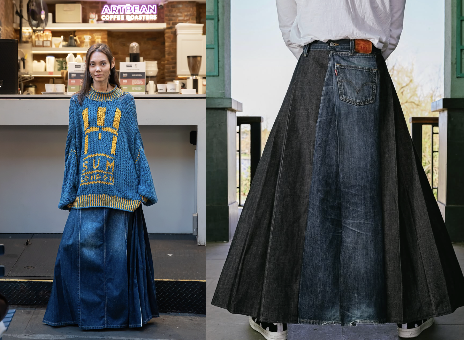 SUM LONDON makes its debut appearance at New York Fashion Week with its JIĀ YÓU collection, highlighting Chinese immigrants' resilience and work ethic.