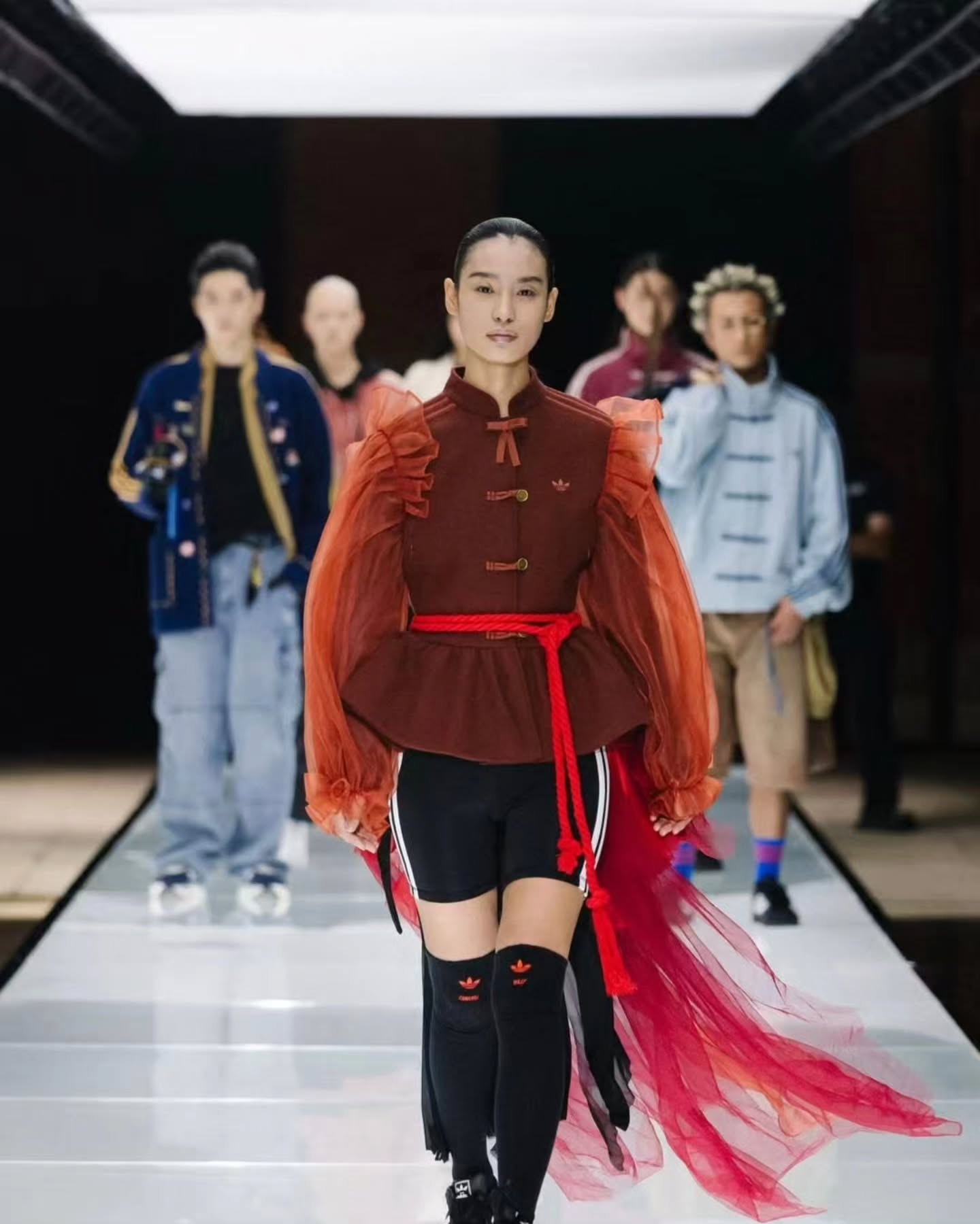 RADII highlights adidas China's 'New Chinese Style" collection, featured during Shanghai Fashion Week 2025.