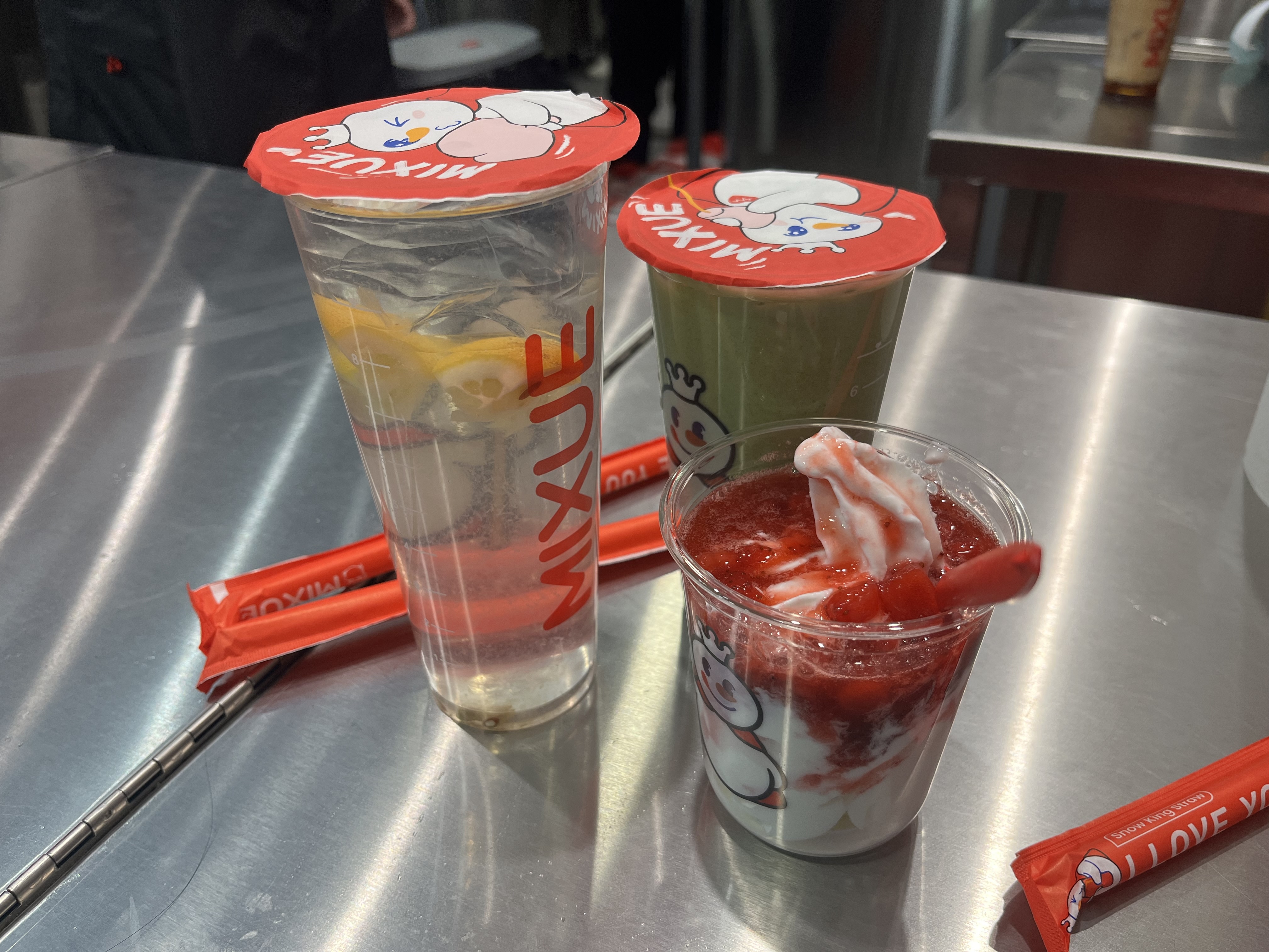 Largest milk tea brand in the world, China's MIXUE Ice Cream & Tea opens up first North America location in New York City.