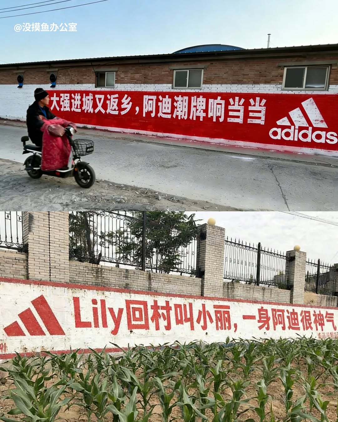 RADII talks about how traditional wall painted advertisement and slogans are back and are also an internet meme.