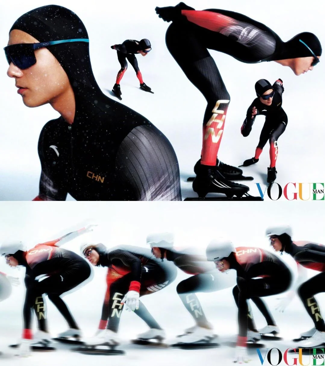 RADII highlights the recent Vogue China Man fashion editorial for the new China team's uniforms for Winter Olympics 2026 in Milan photographed by Win Tam.
