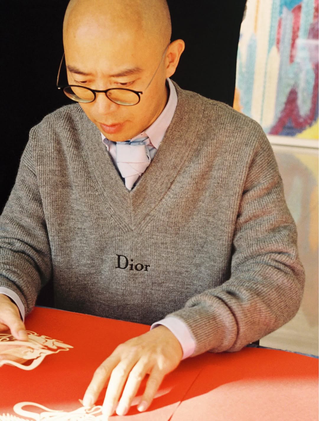 RADII highlights Chinese artist We Jian'an who used traditional Chinese paper cutting to reimagine Dior Haute Couture for W Magazine China.