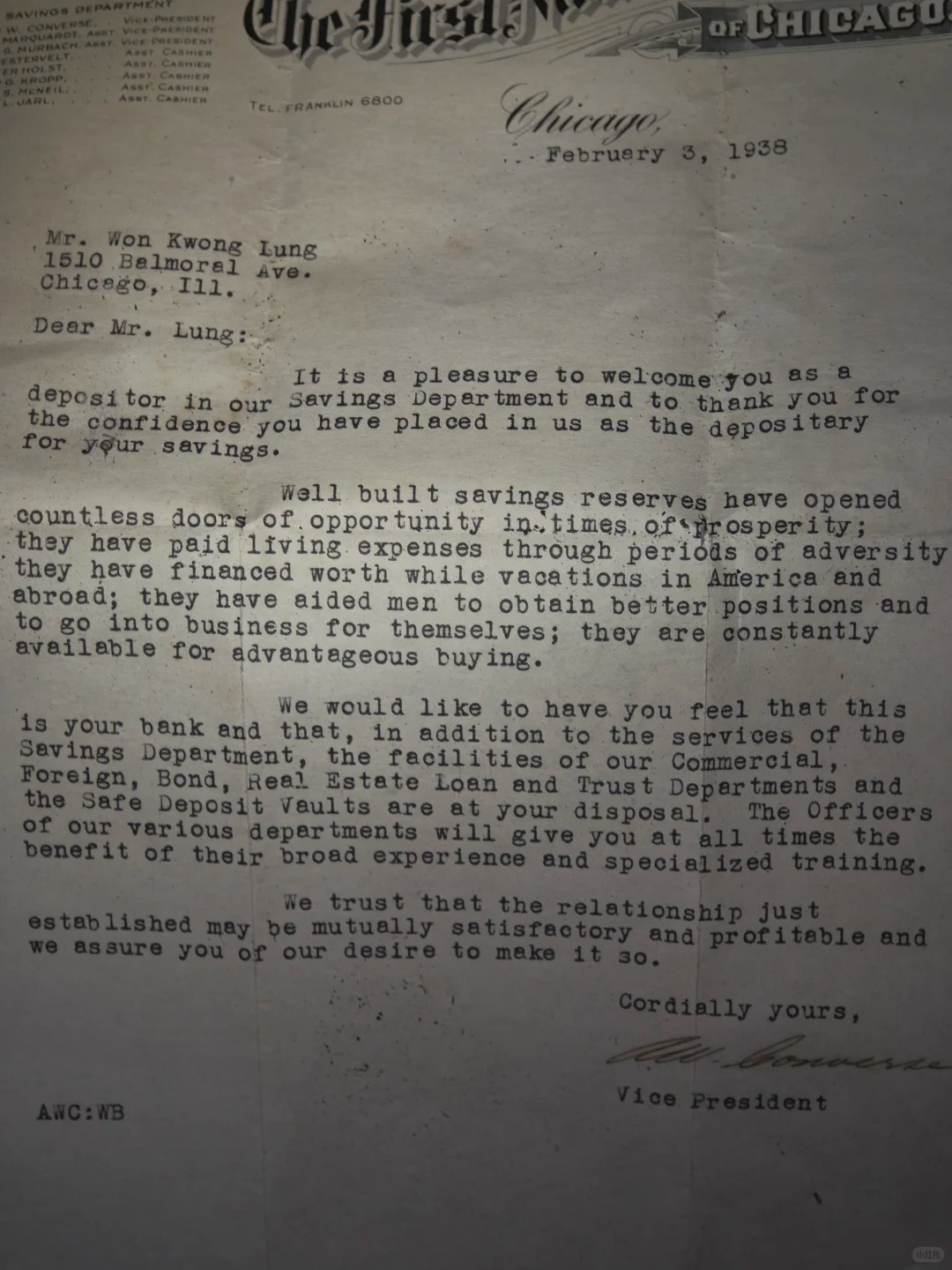 An old letter found in Taishan, about the migration process. Photo via Xiaohongshu.