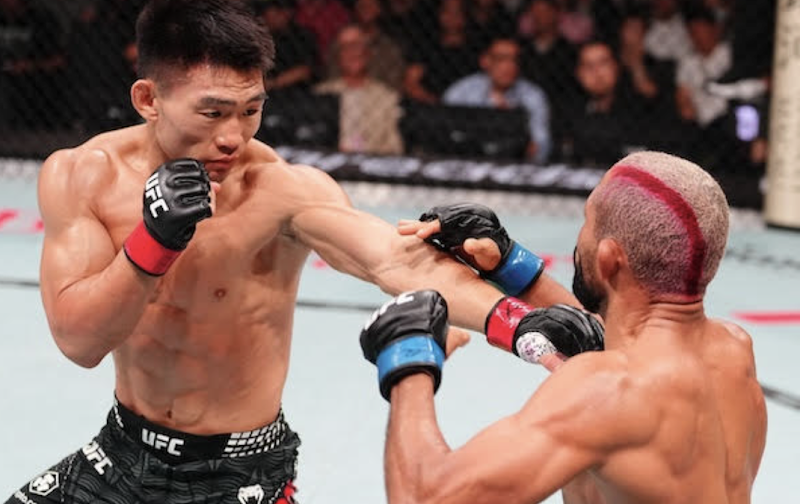 Image accompanying publisher coverage of Song Yadong's MMA career.