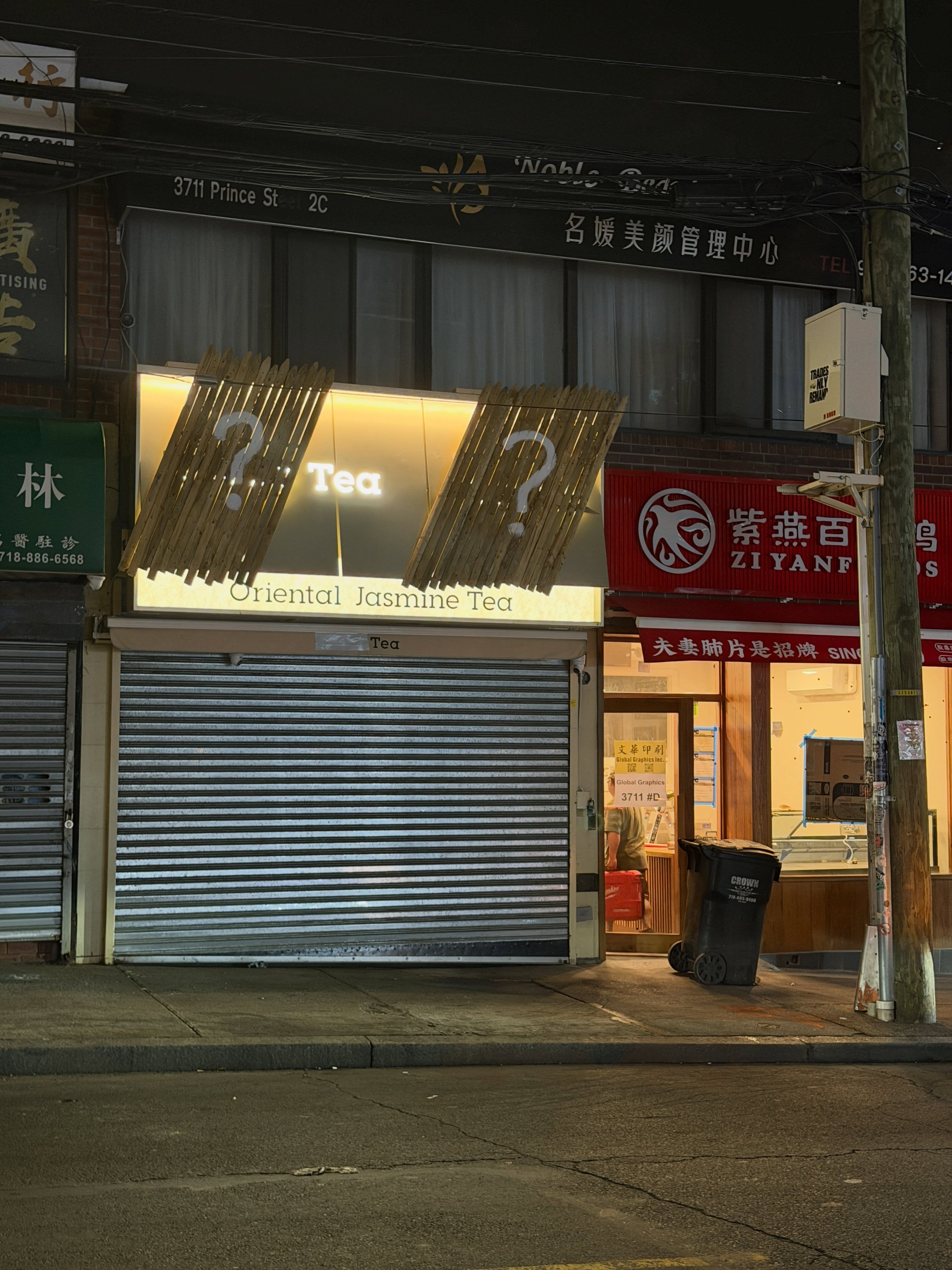 RADII talks about Molly Tea's USA franchise dispute where NYC locations have rebranded to "? Question Mark Tea."