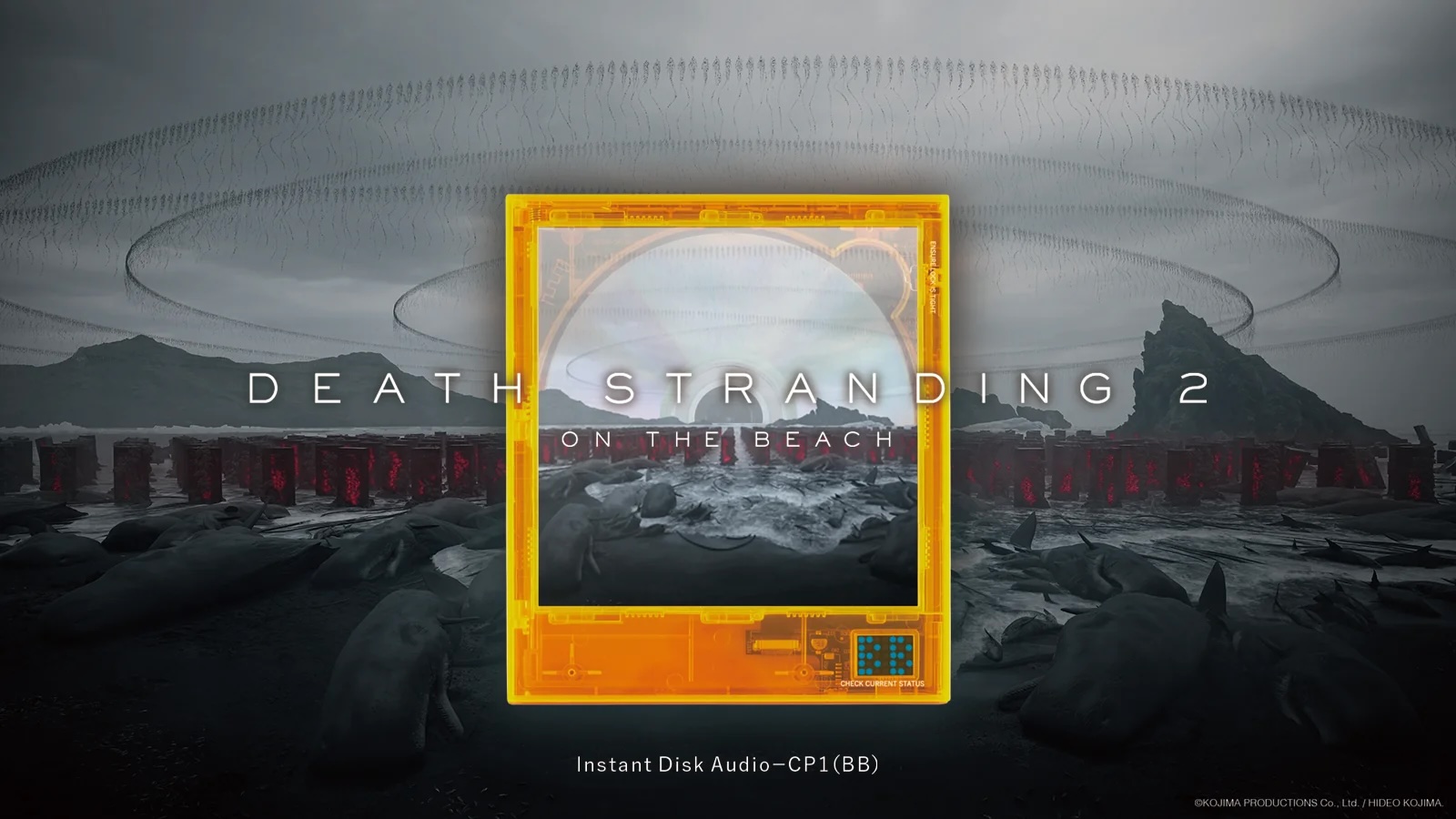 RADII highlights Hideo Kojima Kojima Productions' collab with Japanese CD brand km5 for a "Death Stranding 2: On the Beach" CP1 collector's CD player.