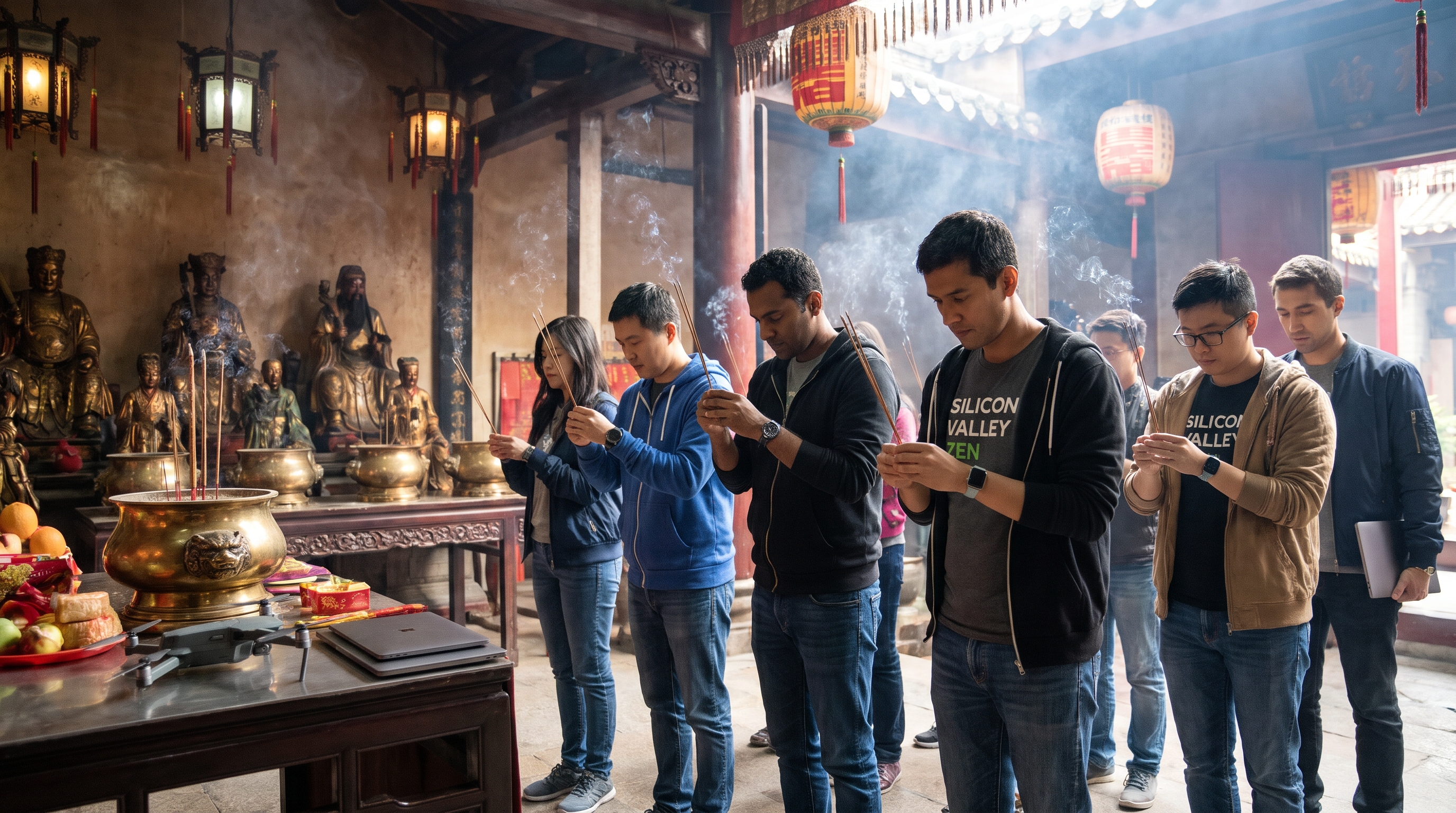 When the Code Fails, Burn Incense: China’s AI Startups Turn to the Gods - RADII