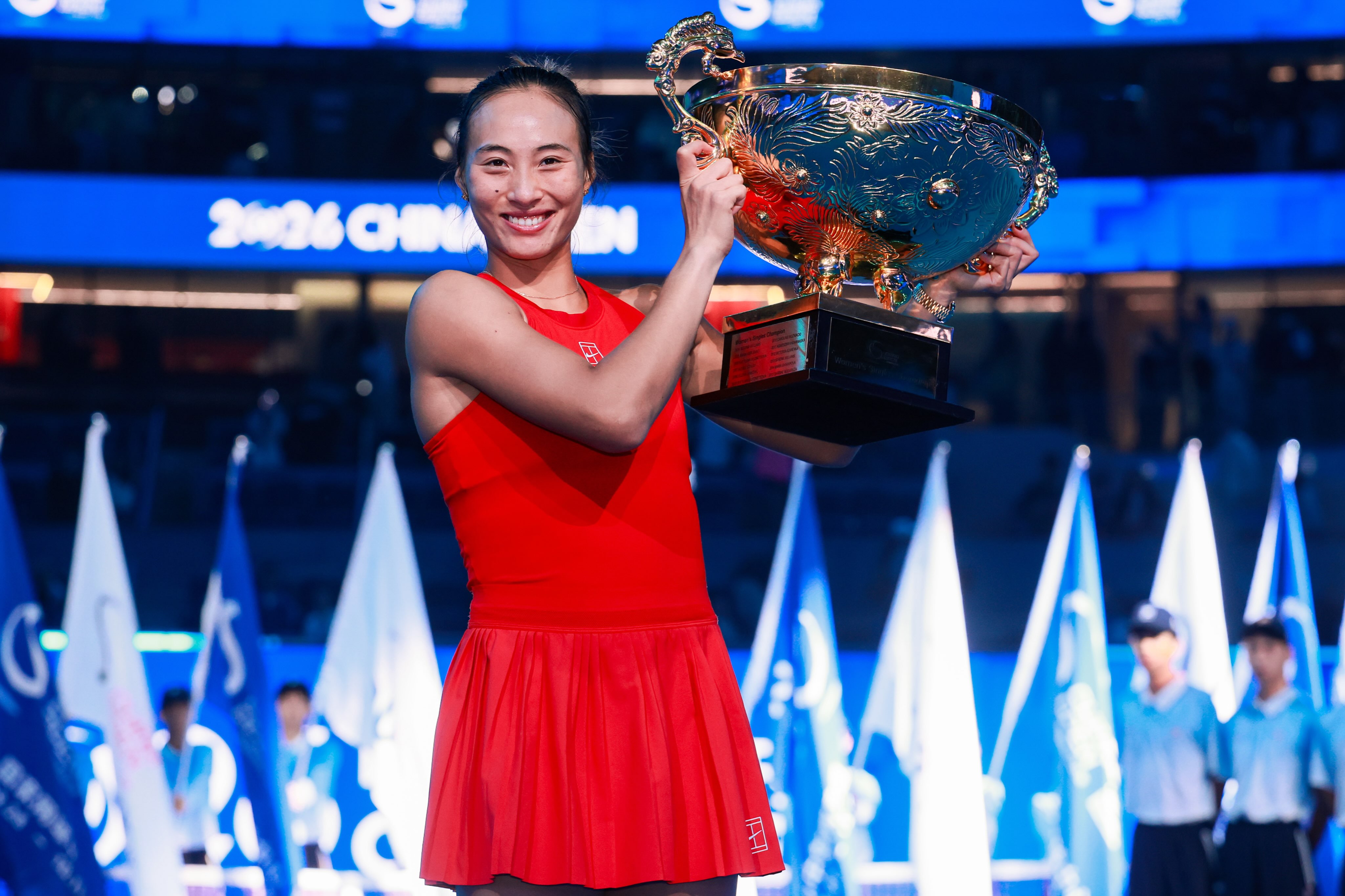 RADII highlights Chinese tennis phenom Qinwen Zheng's China Open victory for Women's Singles against Mirra Andreeva in Beijing.