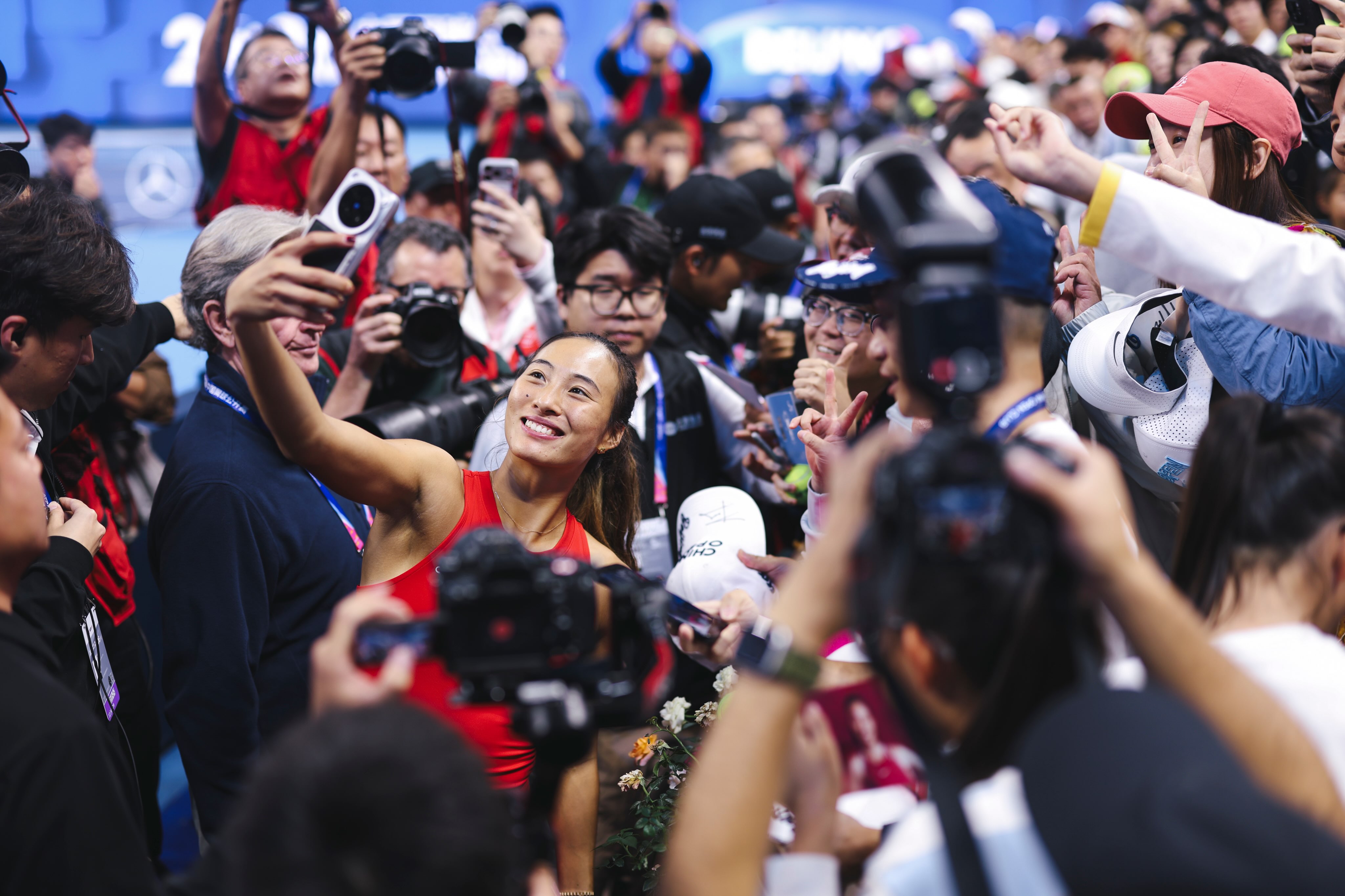 RADII highlights Chinese tennis phenom Qinwen Zheng's China Open victory for Women's Singles against Mirra Andreeva in Beijing.