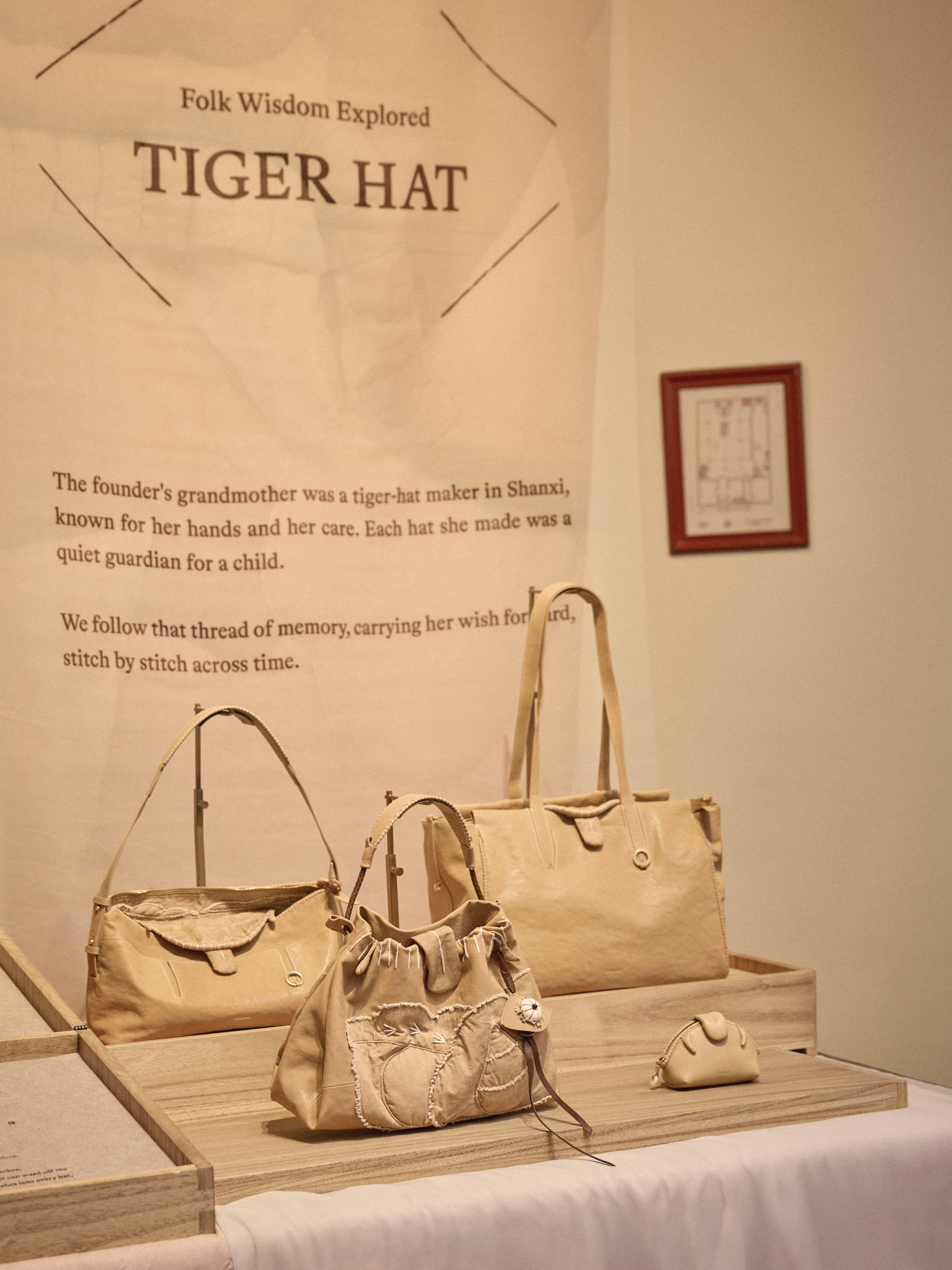 RADII spotlights Chinese designer bag brand Songmont's 'Song of Mont' show during Paris Fashion Week were they set up a Shanxi Pagoda to draw focus on their collections.
