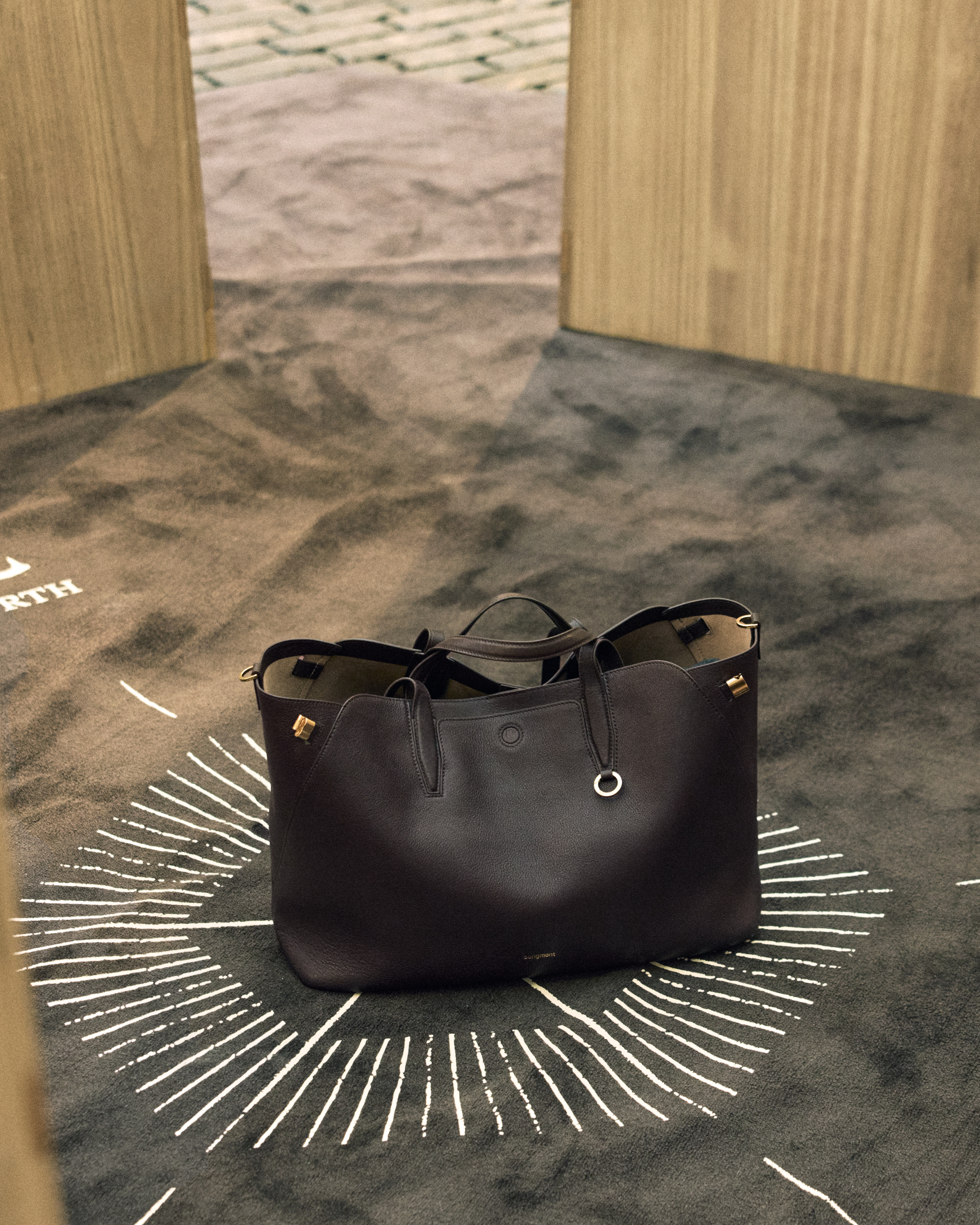 RADII spotlights Chinese designer bag brand Songmont's 'Song of Mont' show during Paris Fashion Week were they set up a Shanxi Pagoda to draw focus on their collections.